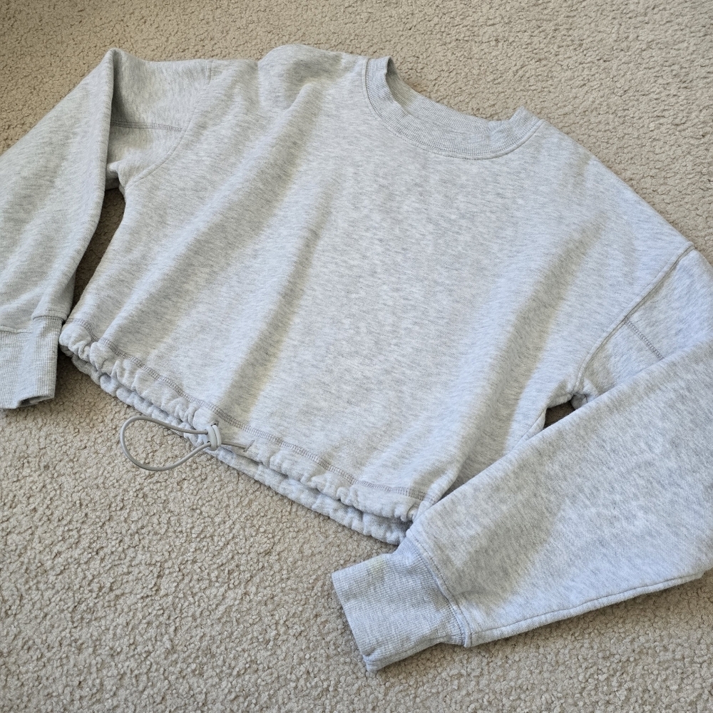 NOBO Cropped Cotton Blend Sweatshirt